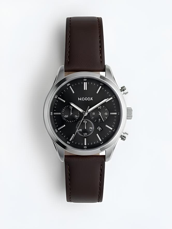 ساعة رجالي جلد